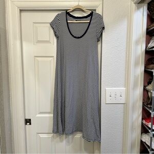Madewell Midi Striped Dress Medium